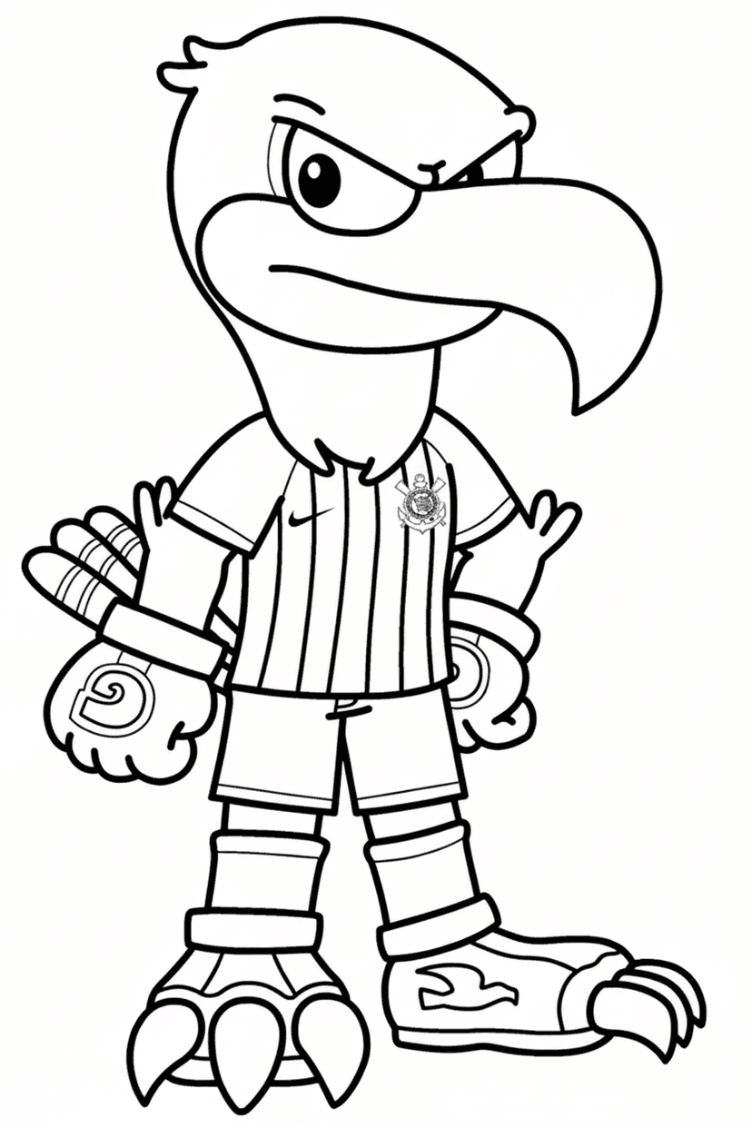 9 Desenhos do Corinthians para colorir e imprimir