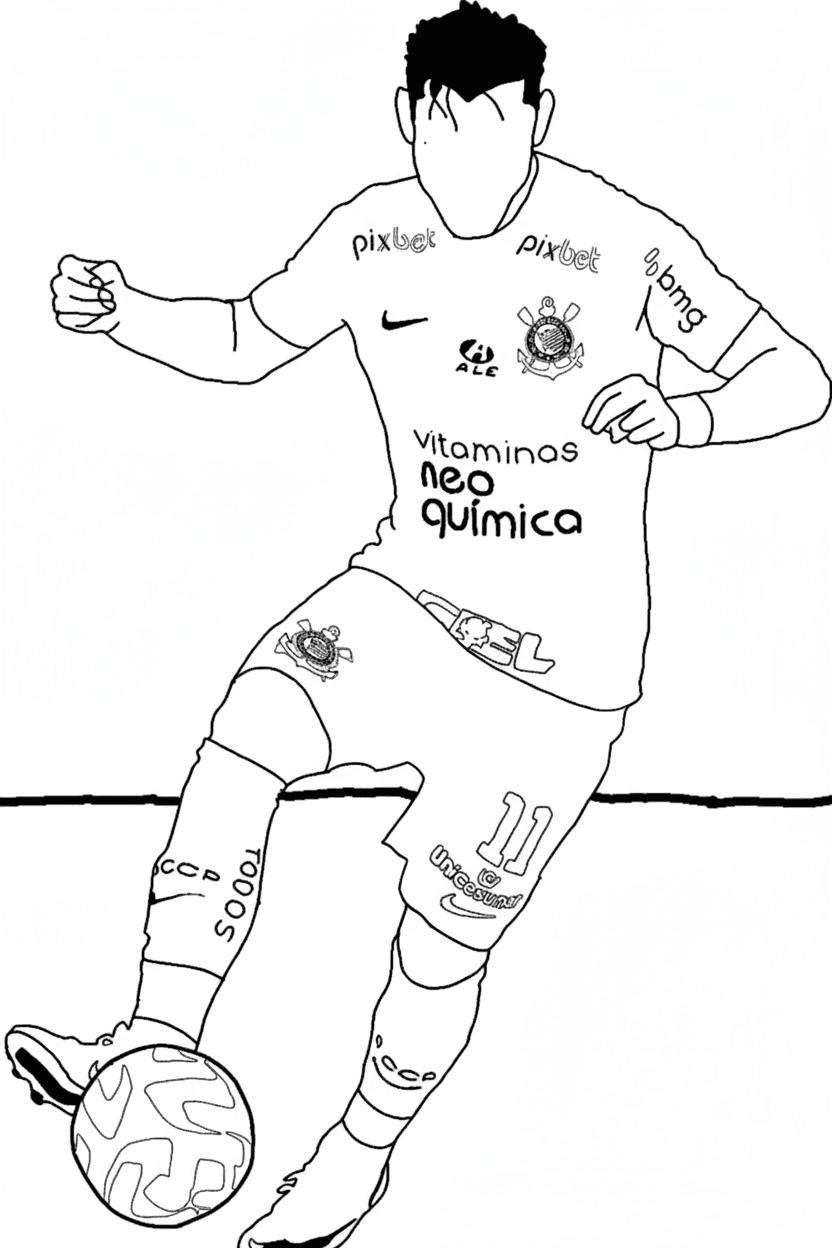 9 Desenhos do Corinthians para colorir e imprimir