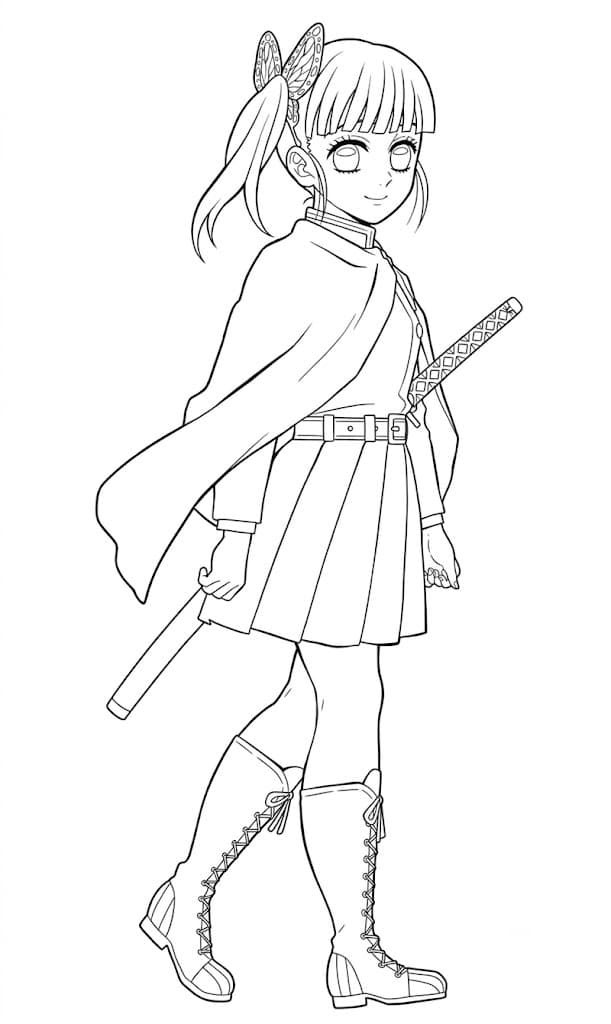 Kanao Tsuyuri para colorir
