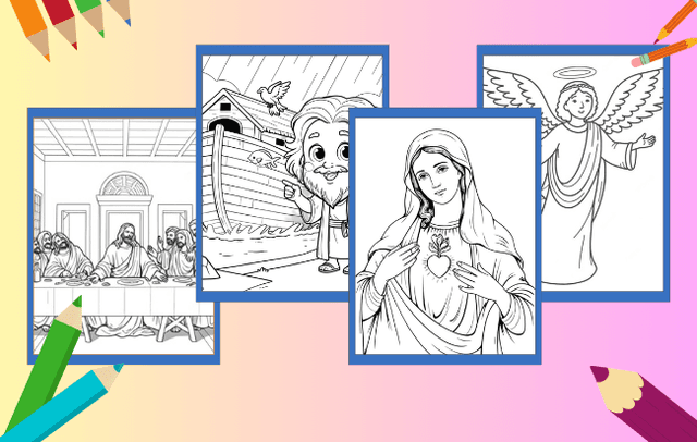 Desenhos bíblicos Para Colorir