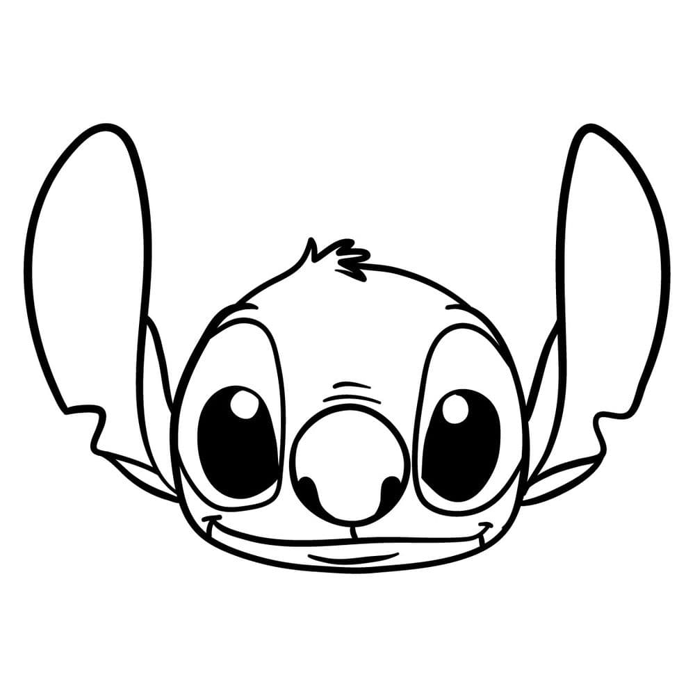 Stitch para colorir