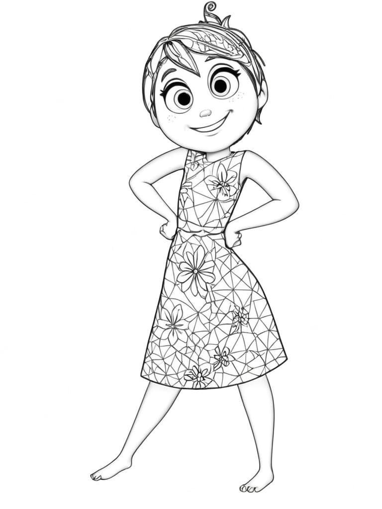 Alegria para colorir