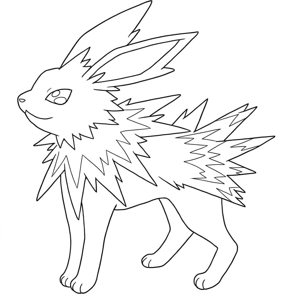 Jolteon para colorir