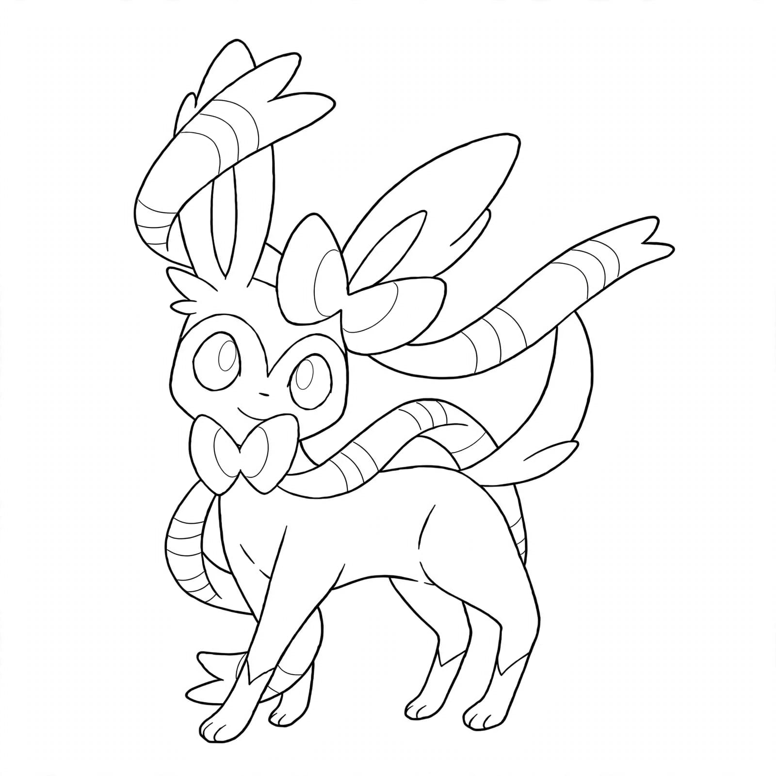 Sylveon para colorir