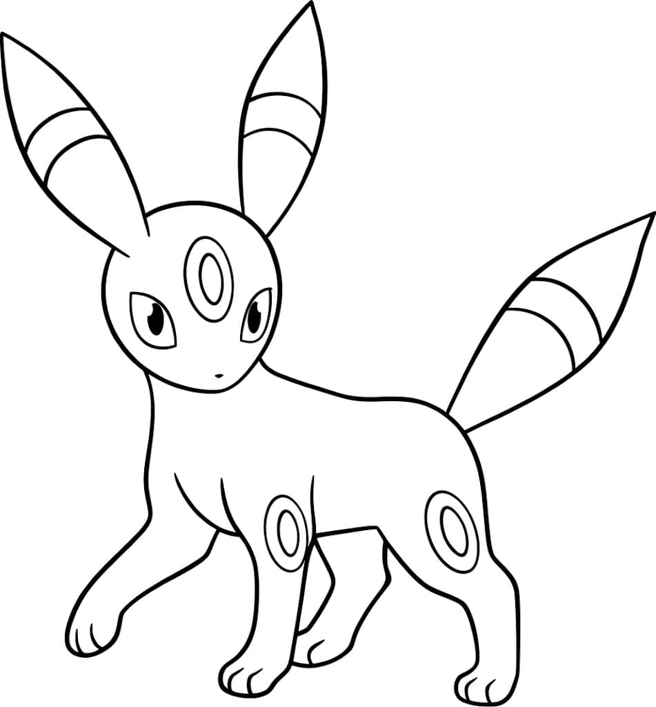 Umbreon para colorir