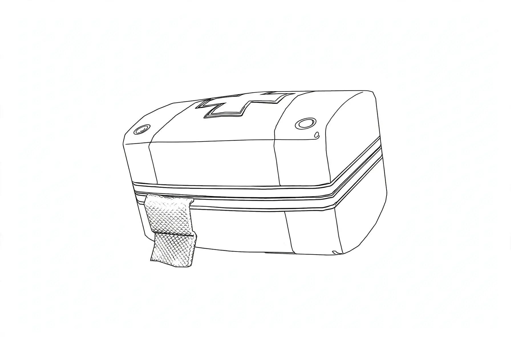 Kit médico de Fortnite para colorir