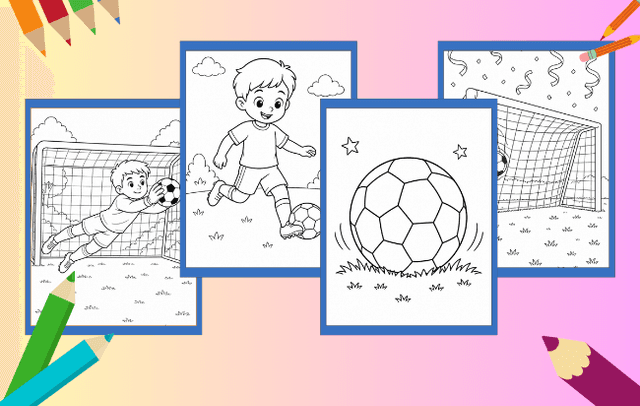 Futebol para Colorir