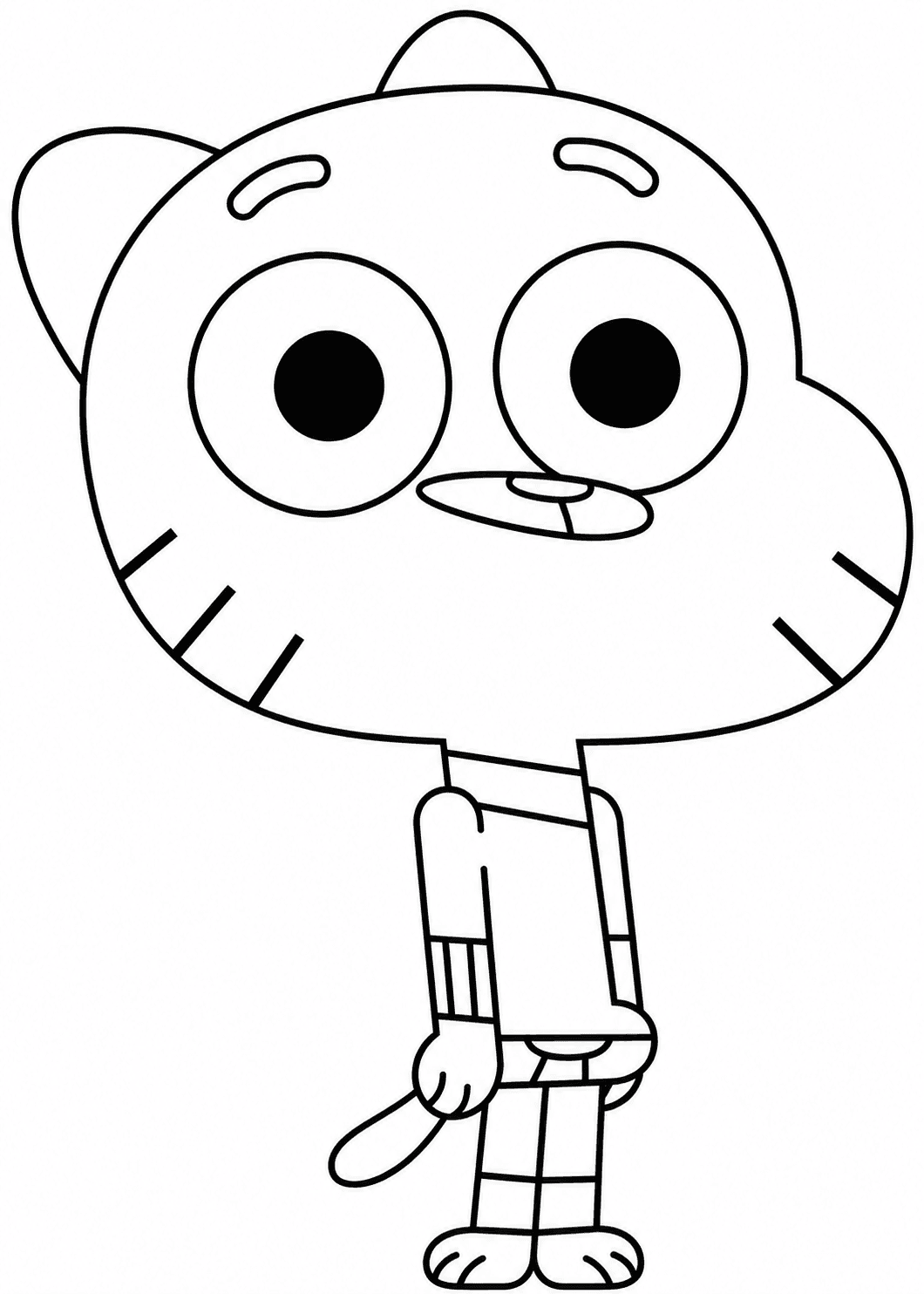 Gumball para colorir