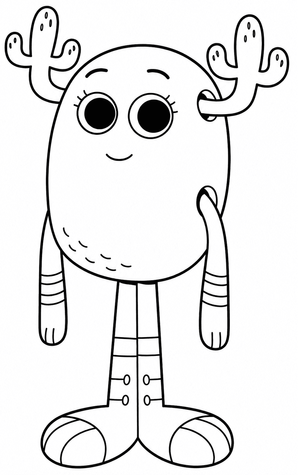 Penny de Gumball para colorir