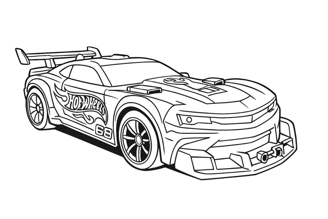 Track Ripper Colouring Car 16 Desenhos de Hot Wheels para colorir