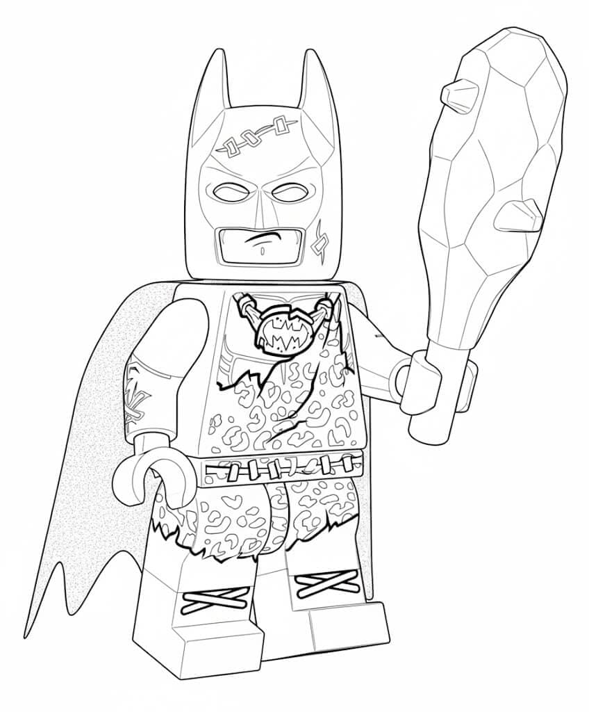 Lego Batman das cavernas para colorir