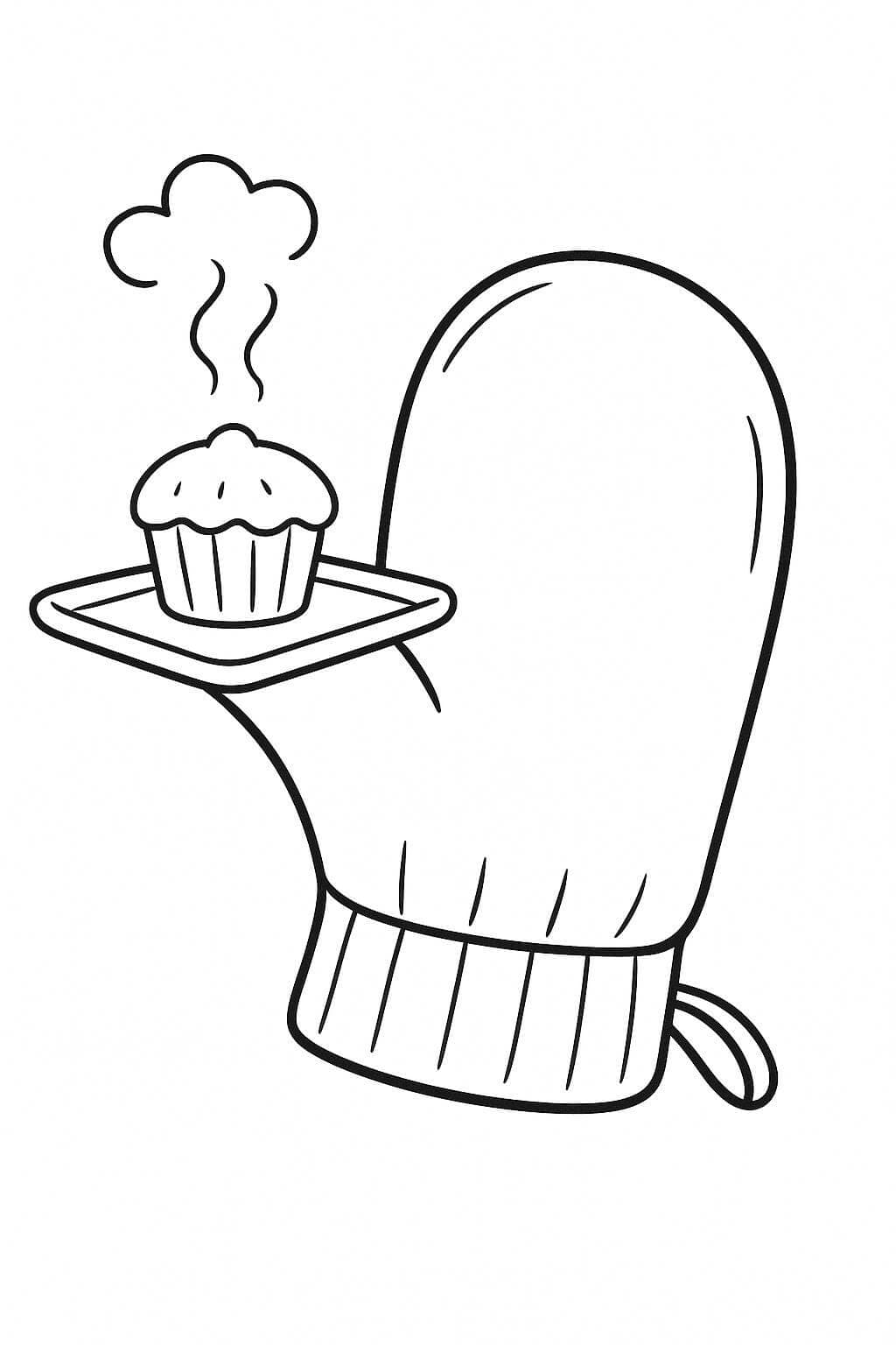 Luva de forno para colorir