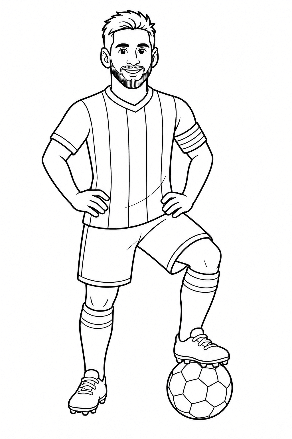 Messi para colorir