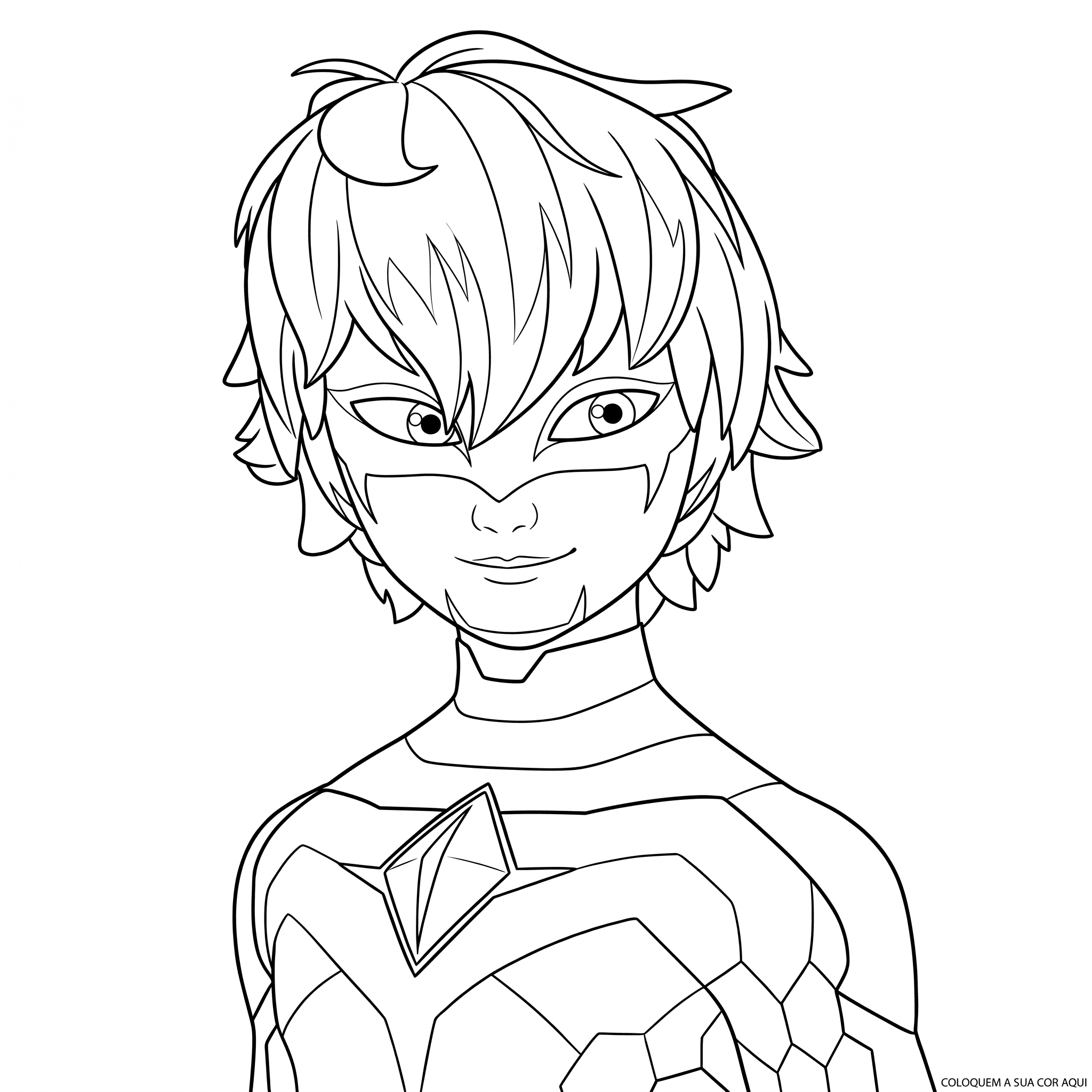 Luka Miraculous para colorir