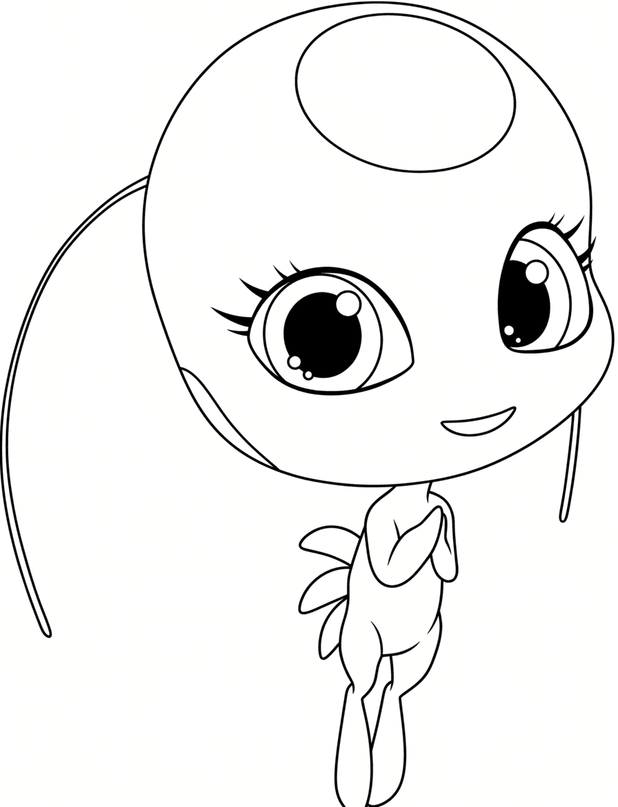 Tikki Miraculous para colorir
