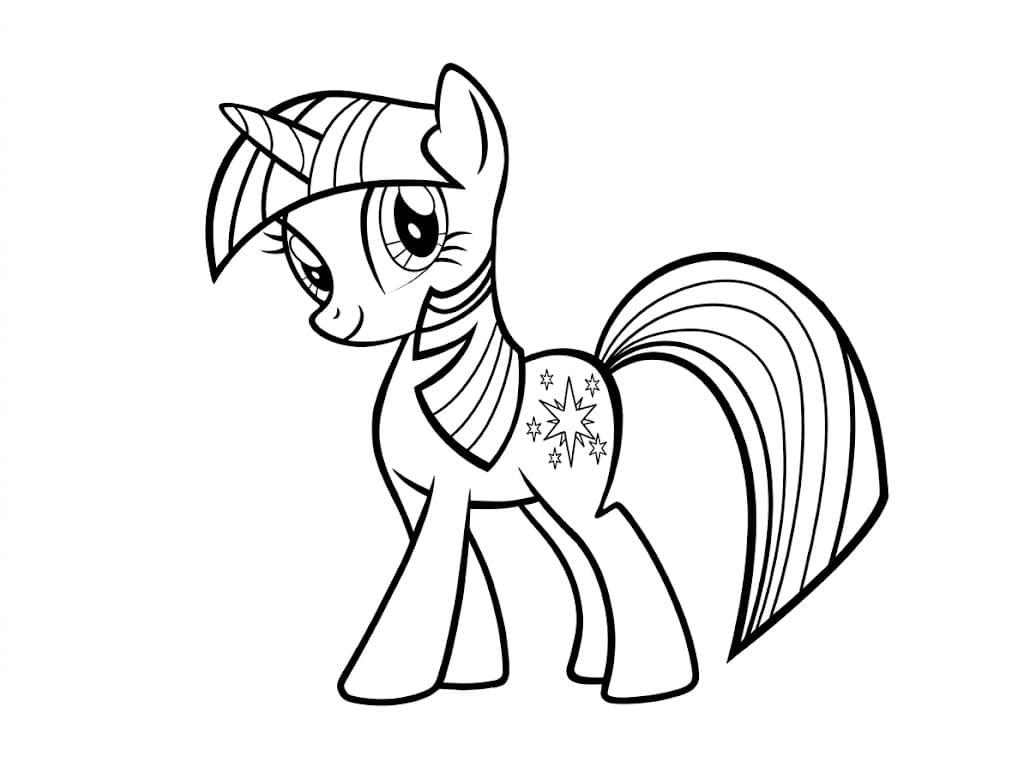 Twilight Sparkle para colorir
