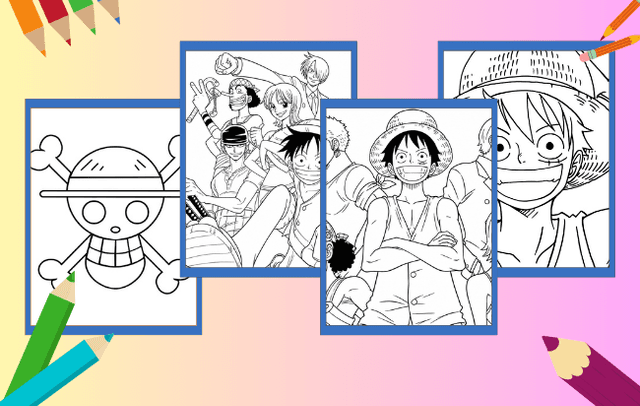 One Piece Para Colorir