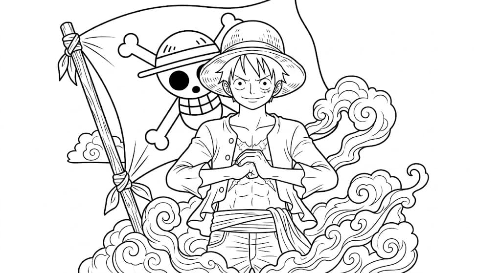 One Piece para colorir