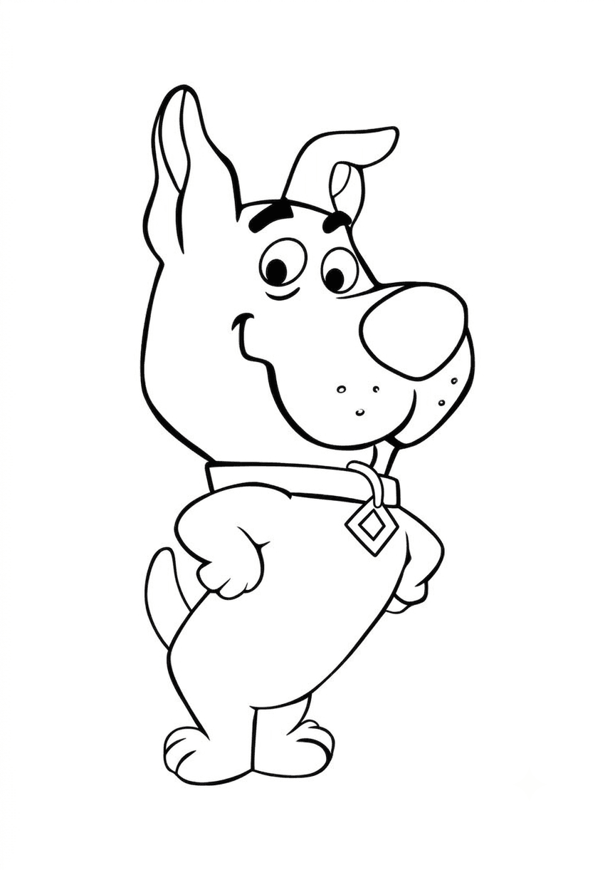 Scooby-Loo para colorir