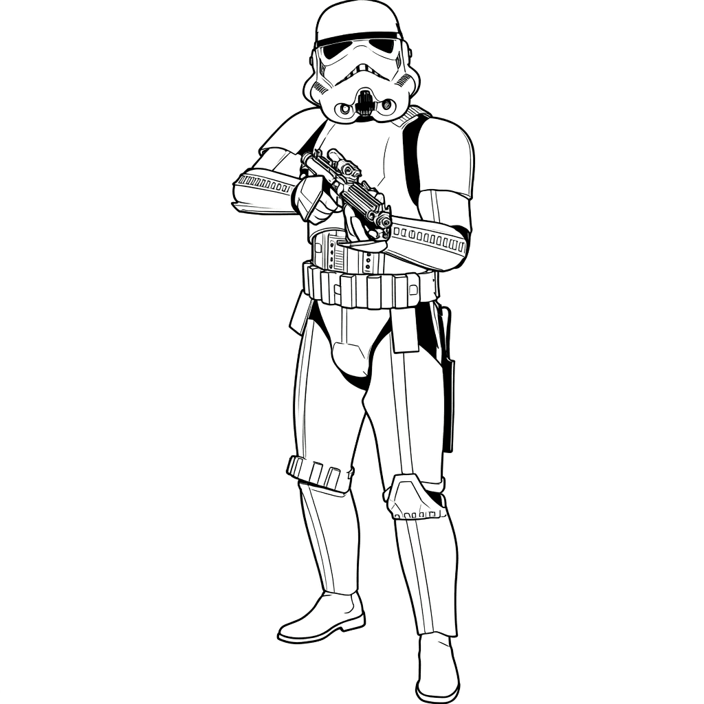 Stormtrooper para colorir
