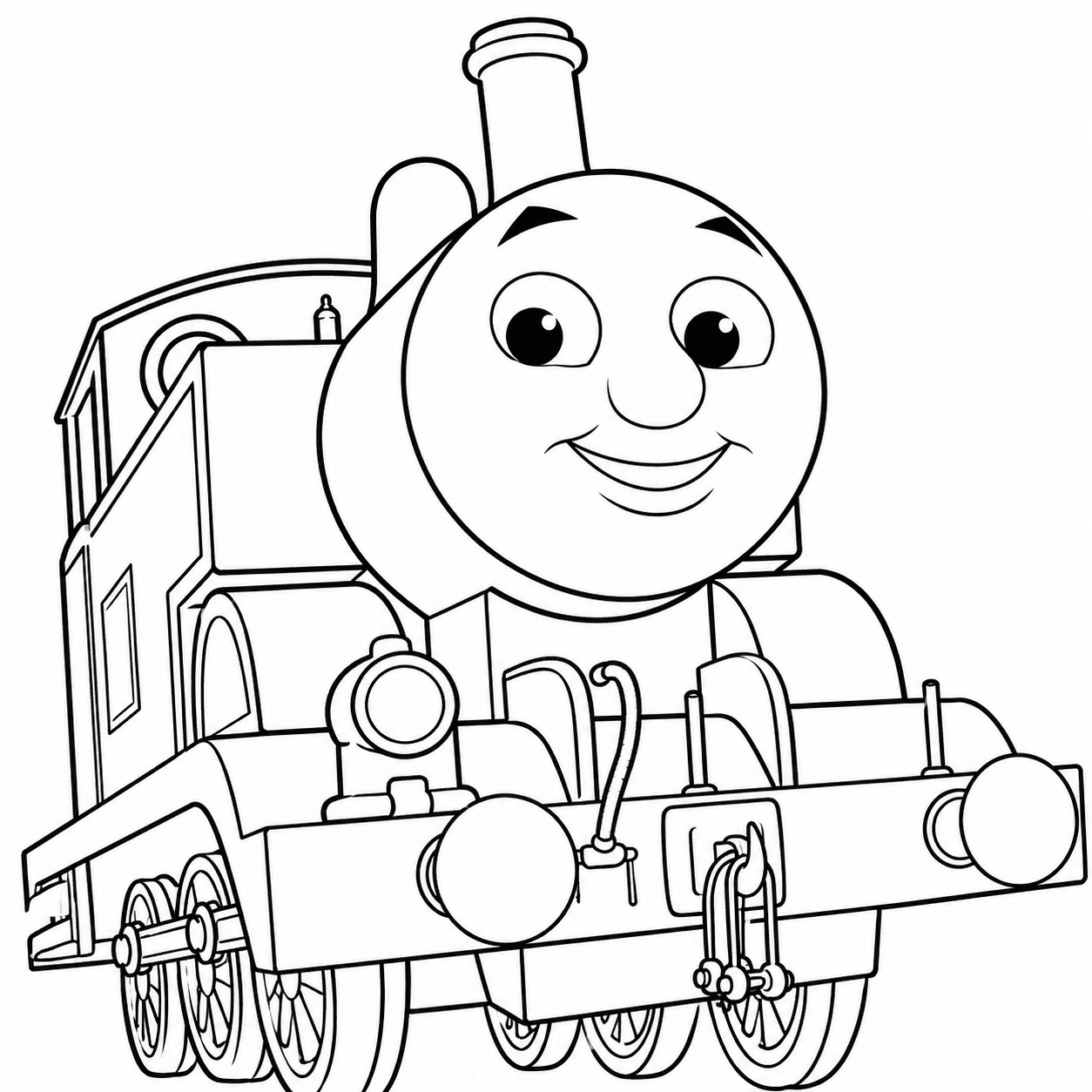 Desenho de Thomas e Seus Amigos para colorir