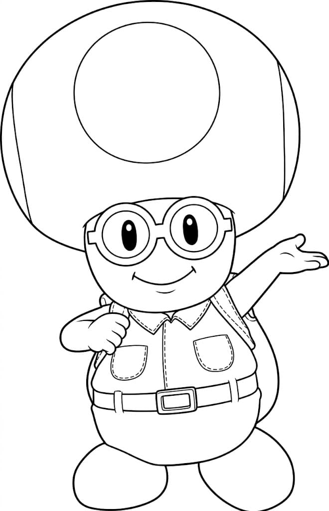 Hint Toad para colorir