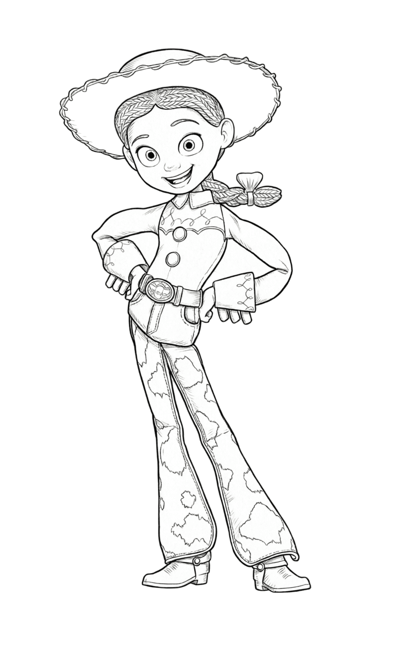 Jessie para colorir