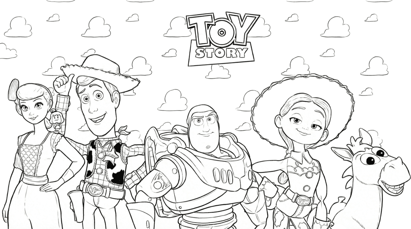 Toy Story 3 para colorir