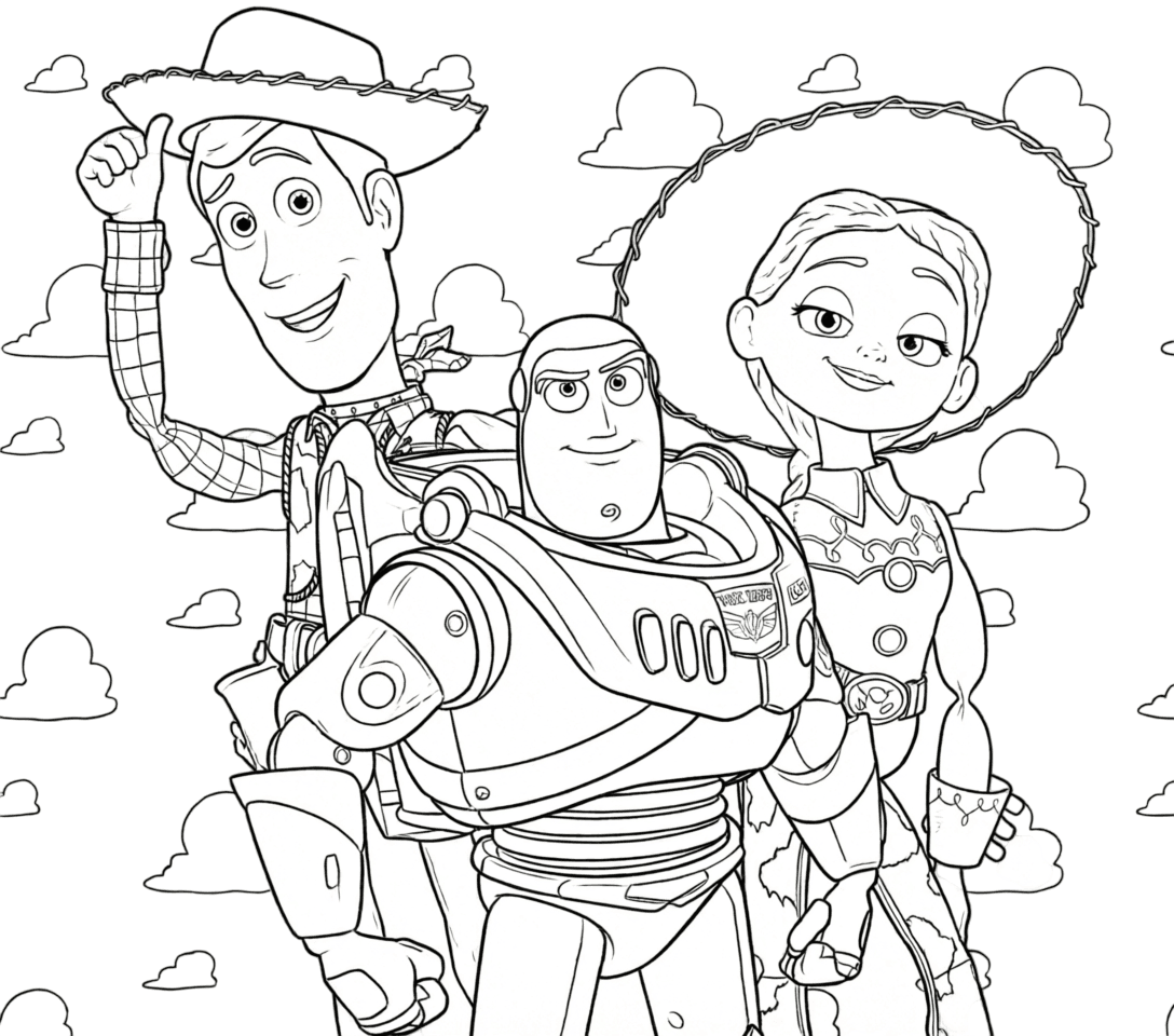Toy Story para colorir