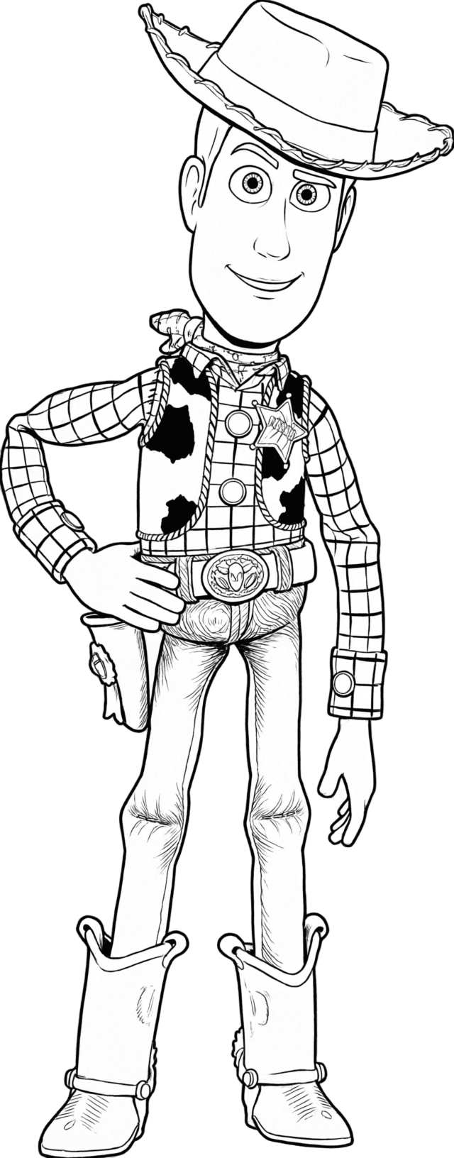 Woody para colorir