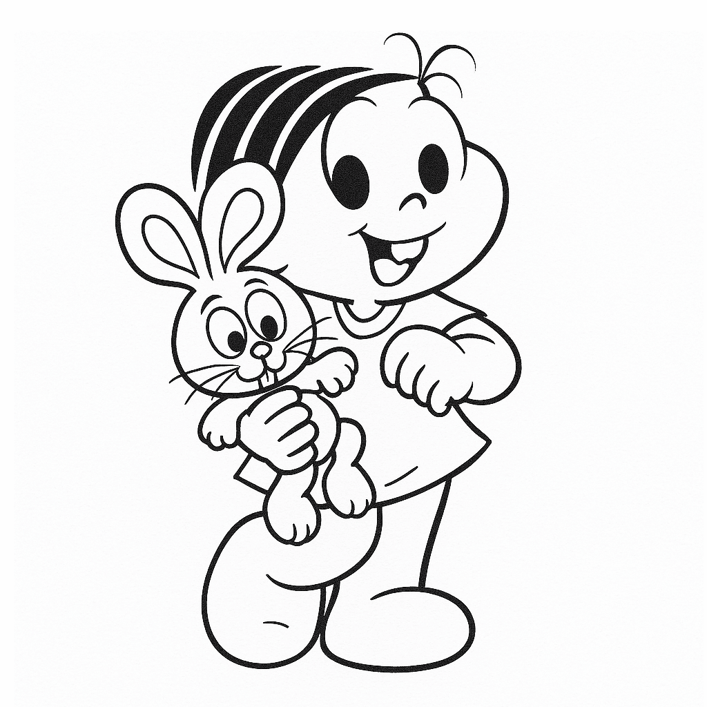 15 Desenhos da Turma da Mônica para colorir