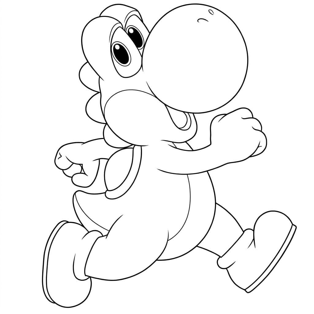 Yoshi para colorir