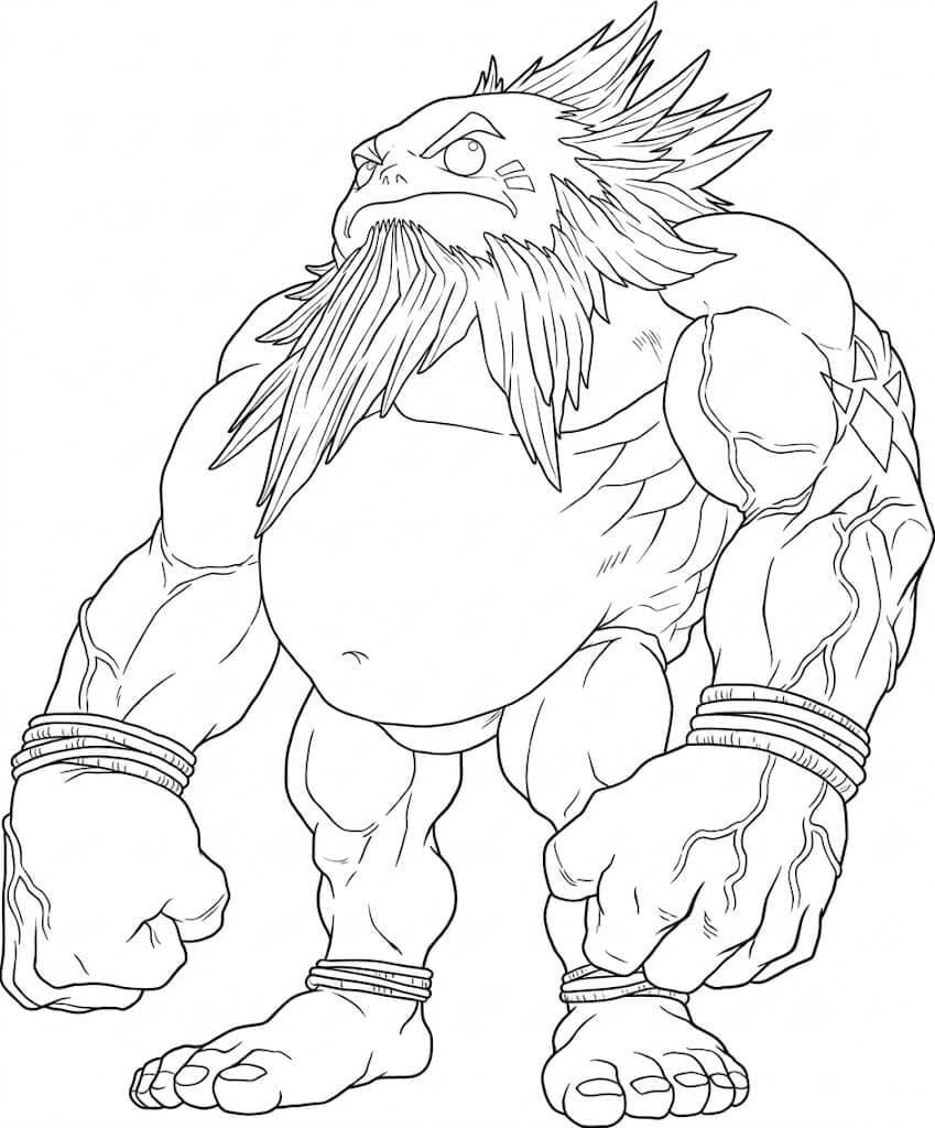 Darunia para colorir