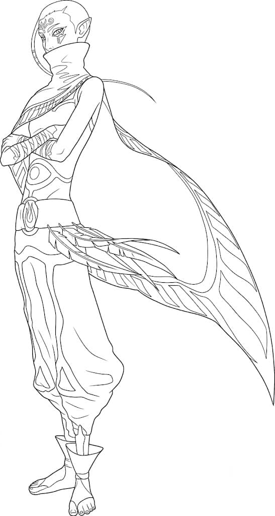 Impa para colorir