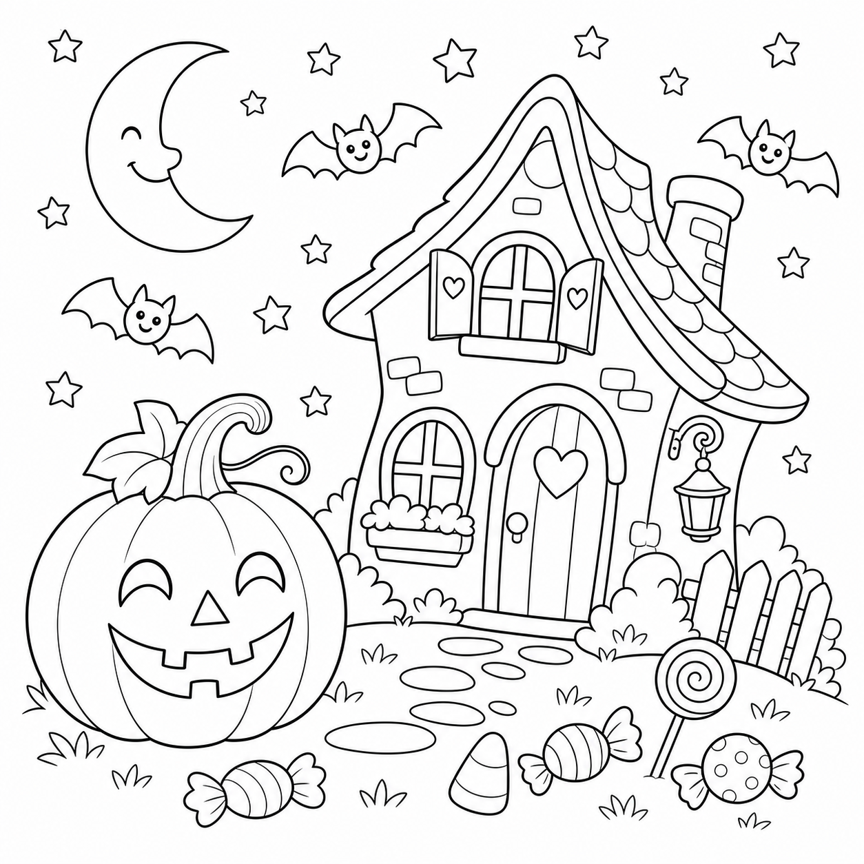 Abobora de halloween para colorir para colorir
