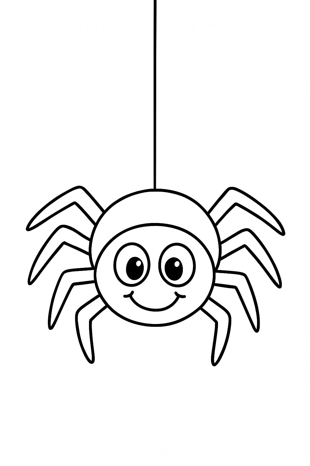 Aranha na teia para colorir para colorir