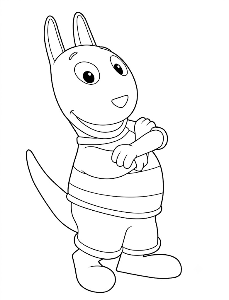 Backyardigans austin para colorir para colorir