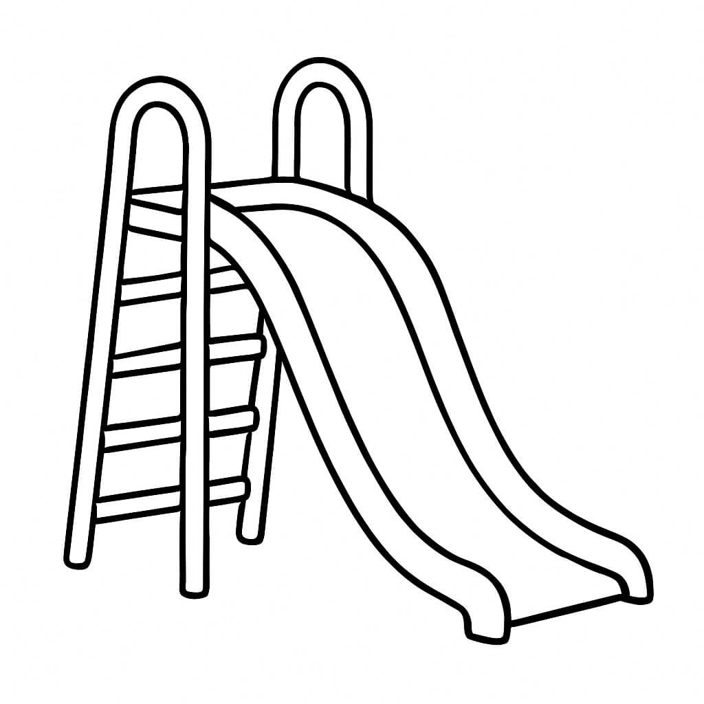 Brinquedo escorregador para colorir para colorir