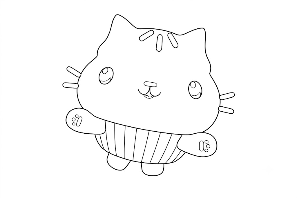 Cakey para colorir para colorir