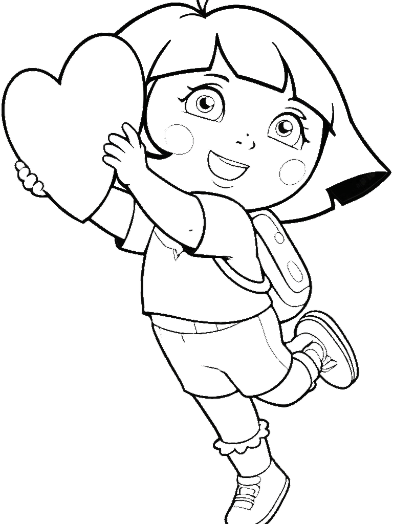 Dorasegurandocoracao para colorir