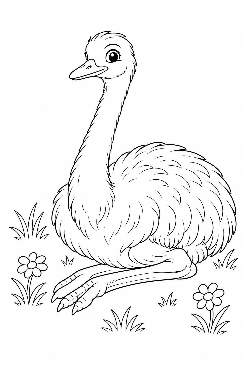 Ema fofa para colorir para colorir