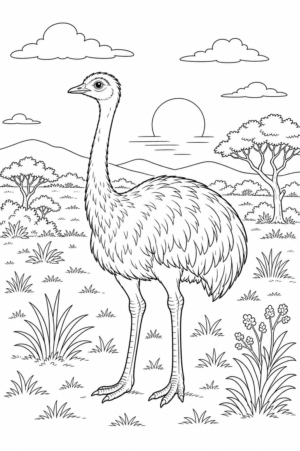 Ema no cerrado para colorir para colorir