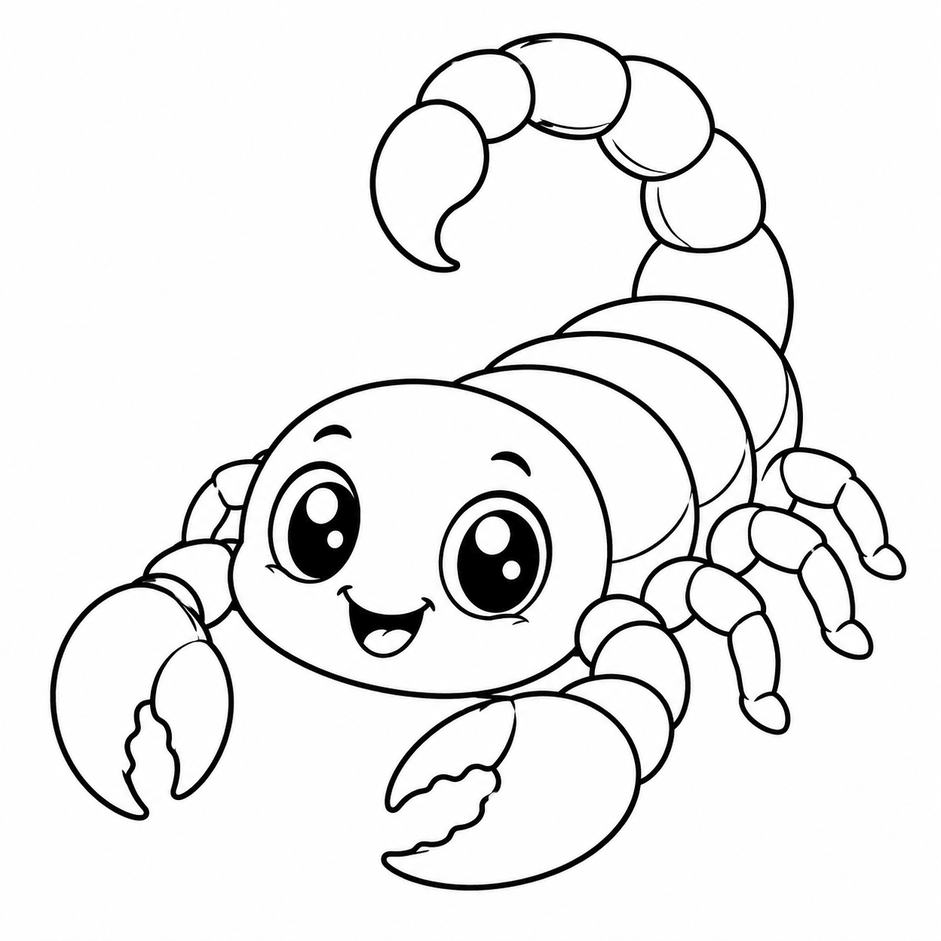 Escorpiao para Colorir para colorir