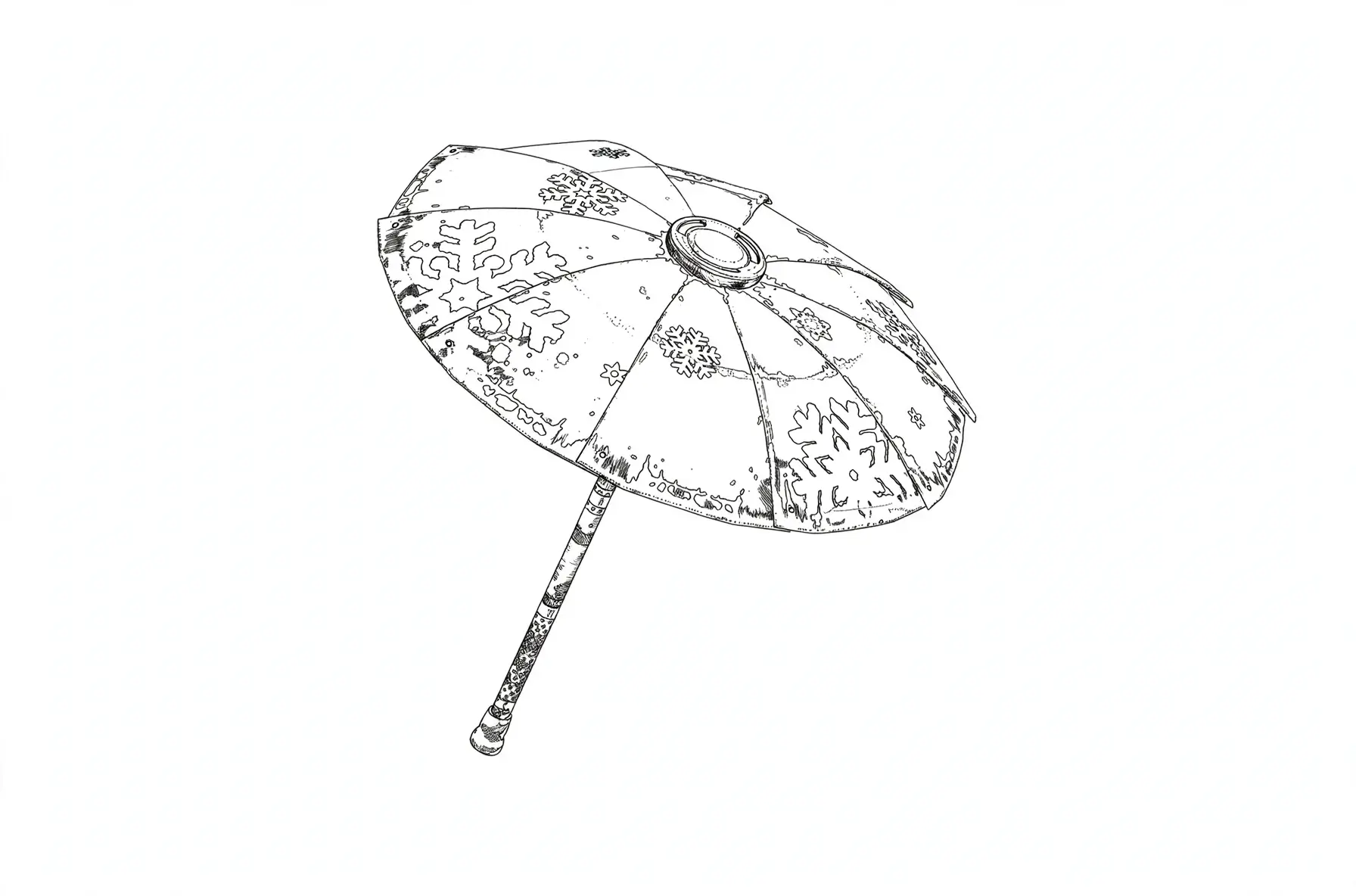 Fortnite planador com flocos de neve para colorir para colorir