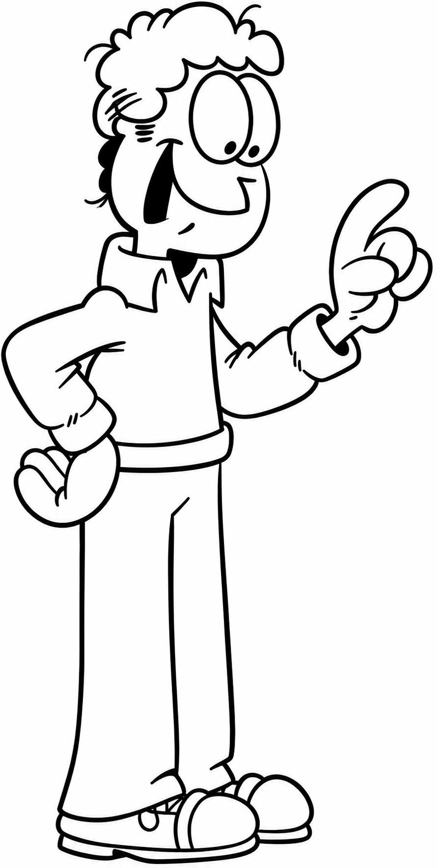 Jon para colorir para colorir
