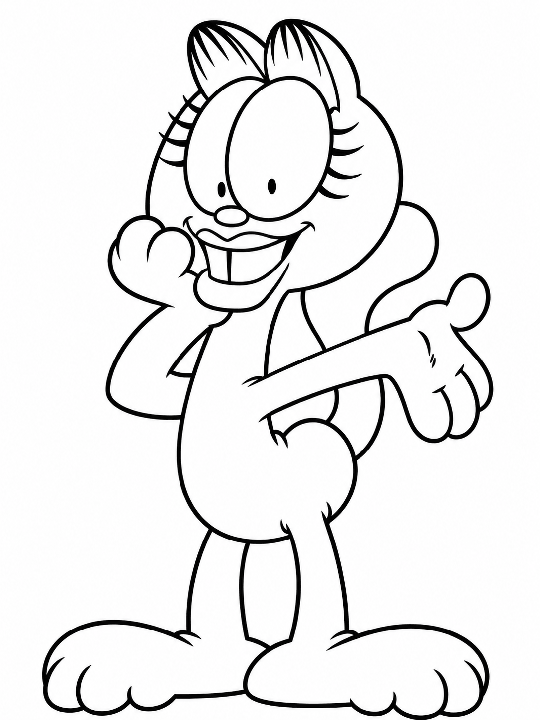 Minilua para colorir para colorir