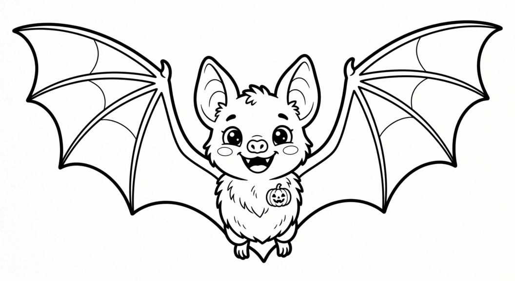 Halloween morcego para colorir para colorir