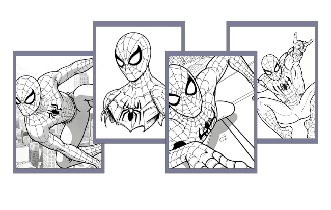 Homem Aranha para Colorir PDF