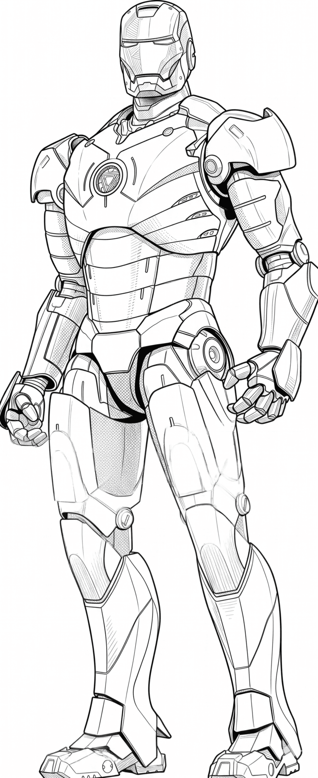 Homem de ferro para colorir para colorir