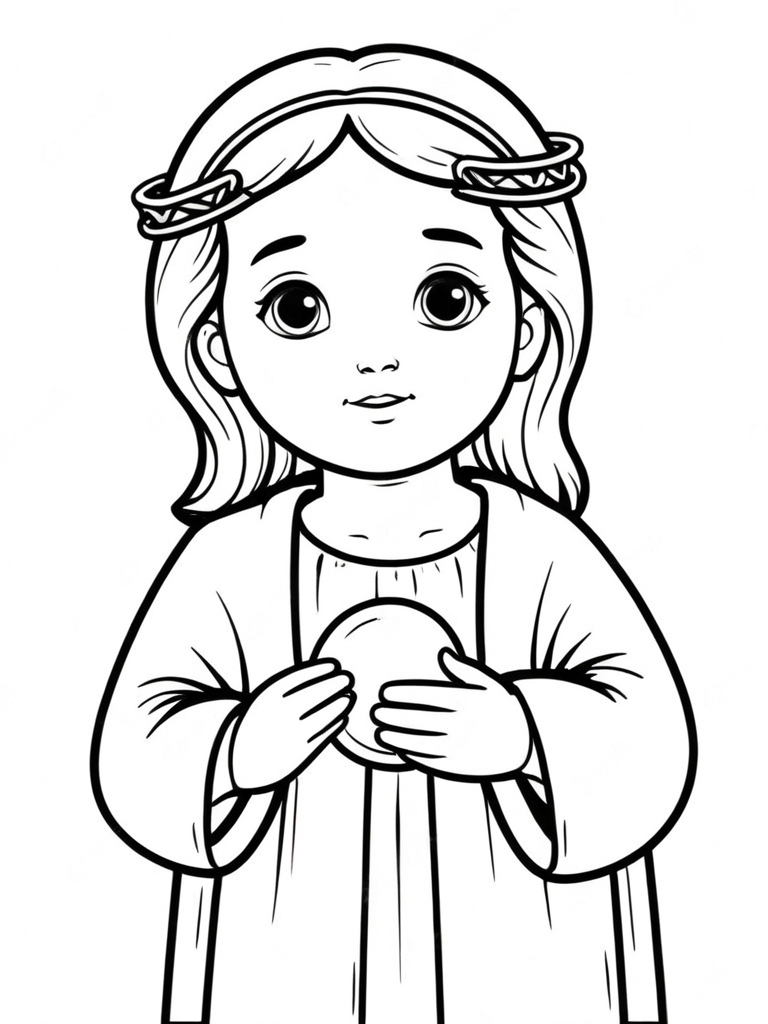 Menino jesus para colorir para colorir